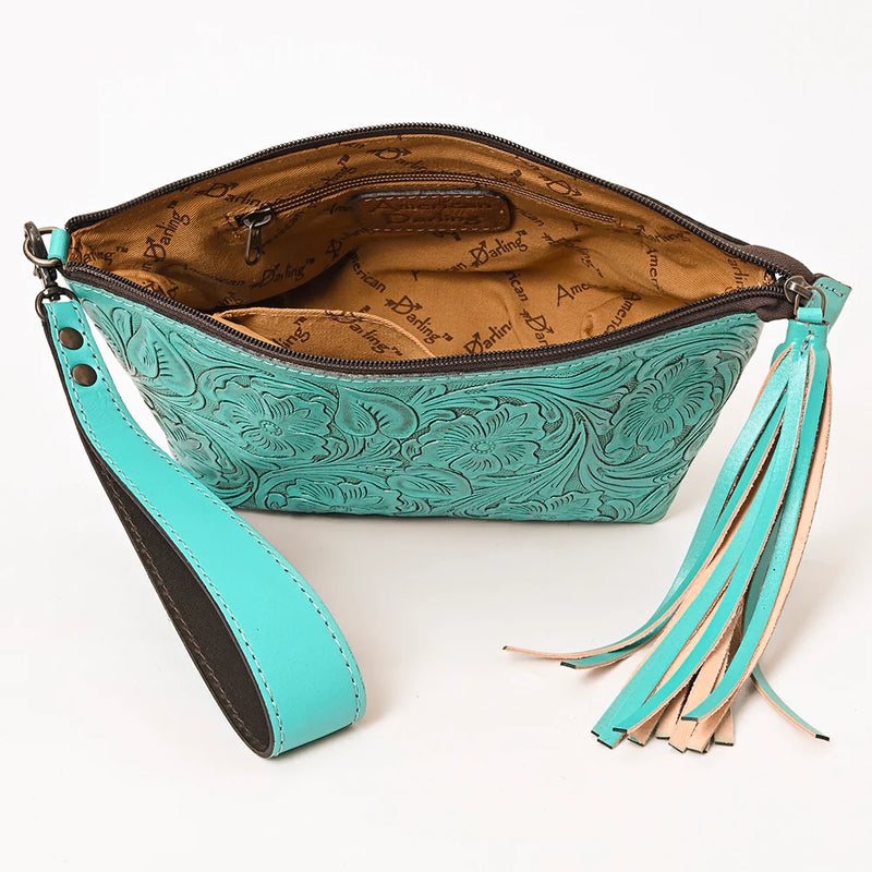 Wristlet Bag-Sling Bag-American Darling-Turquoise-taninitrio