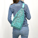 Sling Bag-Sling Bag-American Darling-Turquoise-taninitrio