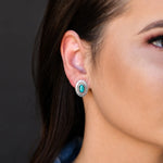 Concho Turquoise Earrings-Earrings-West & Co-taninitrio