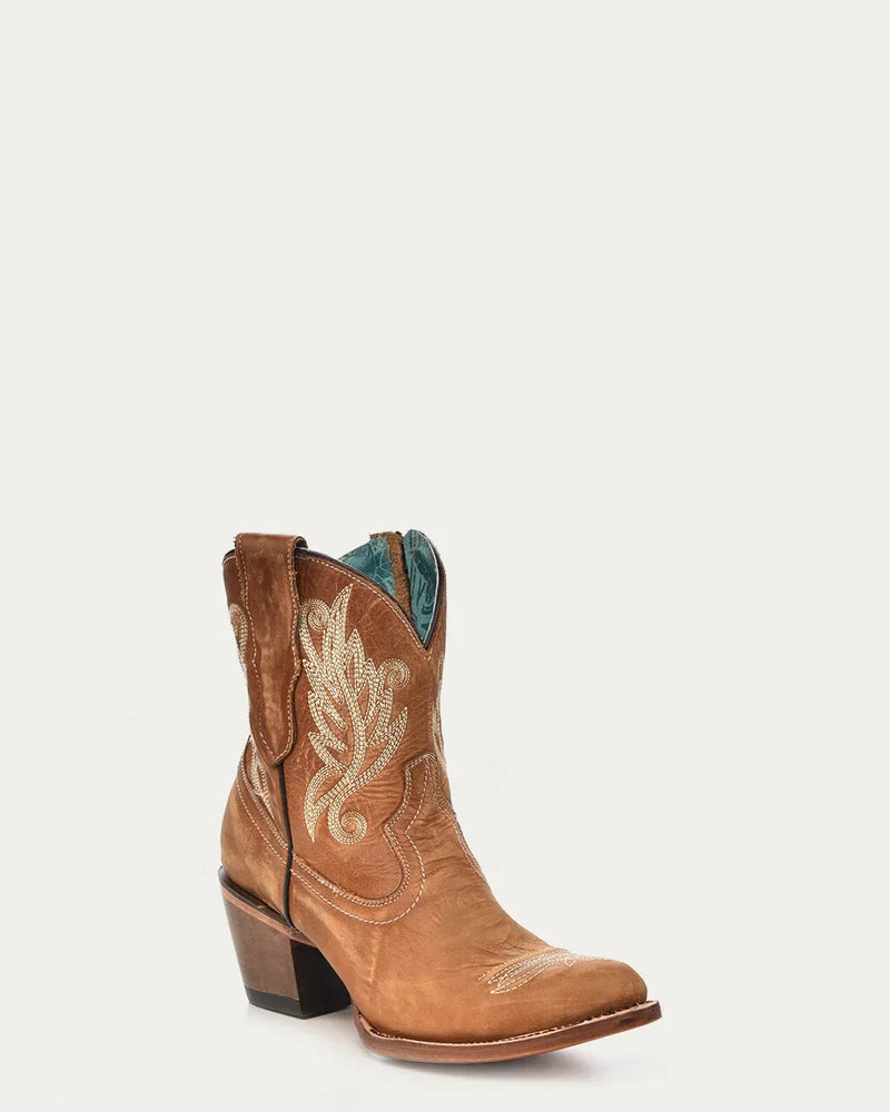 Embroidered Ankle Boot-Boots-Corral Boots-6-taninitrio