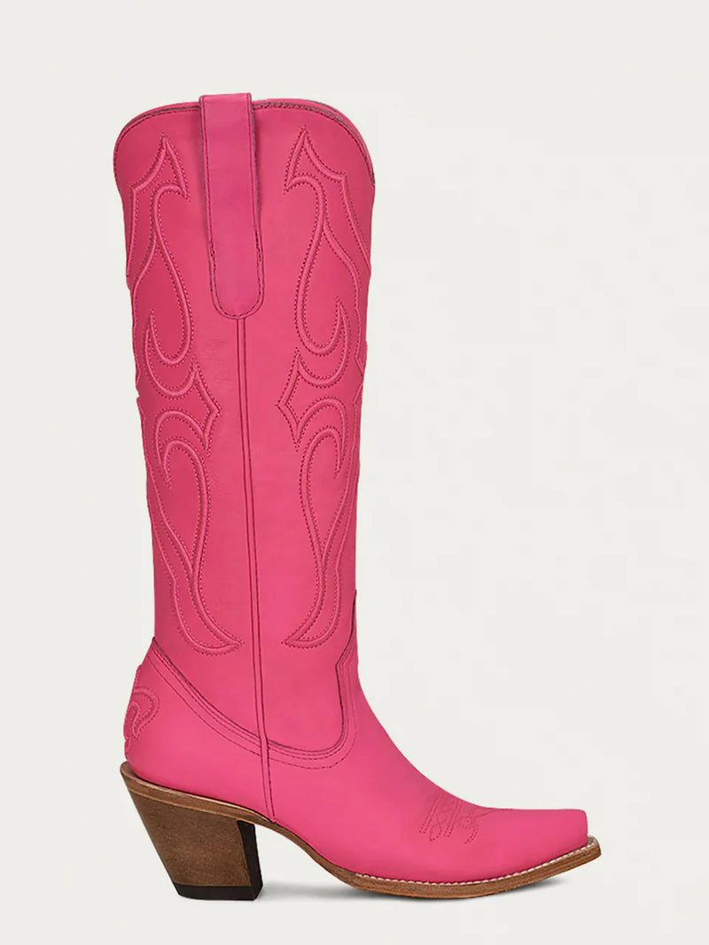 Tall Hot Pink Snip Toe Boot-Boots-Corral Boots-6-taninitrio