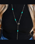 Multi Way Turquoise Necklace-Necklaces-West & Co-taninitrio