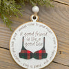 Christmas Wooden Ornaments-Holiday Ornaments-Willow's Corner-Plaid Bra-taninitrio