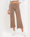 High Rise Crop Wide Leg Jeans-Pants-Vervet-25-Chocolate Malt-taninitrio