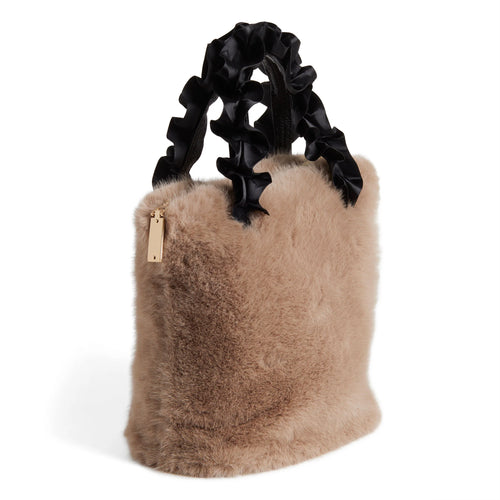 Fur Wristlet-Accessories-tgbBRANDS:Coco+Carmen,Whispers-Tan-taninitrio