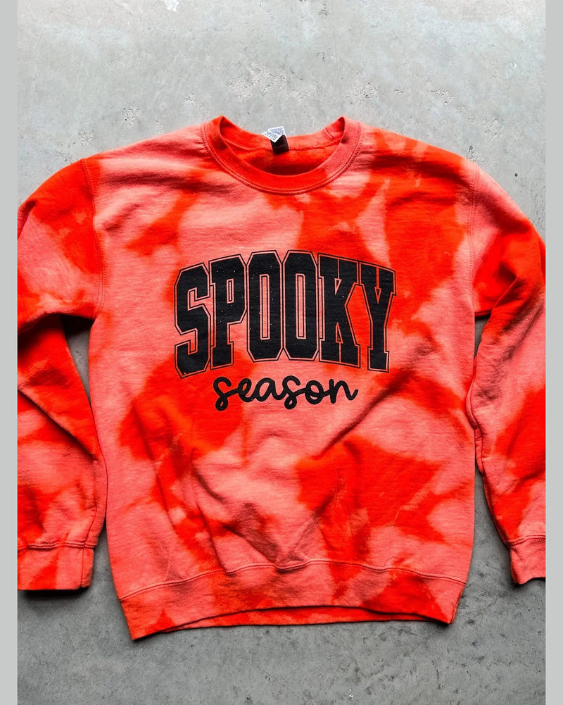 Spooky Sweatshirt-Sweatshirt-D&E Tees-Small-Orange-taninitrio