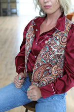 Paisley Weaved Vest-Vests-Turquoise Haven-Paisley-Small-taninitrio