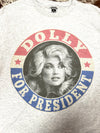 Dolly President T-Shirt-T-Shirt-Bohemian Cowgirl-Grey-Small-taninitrio