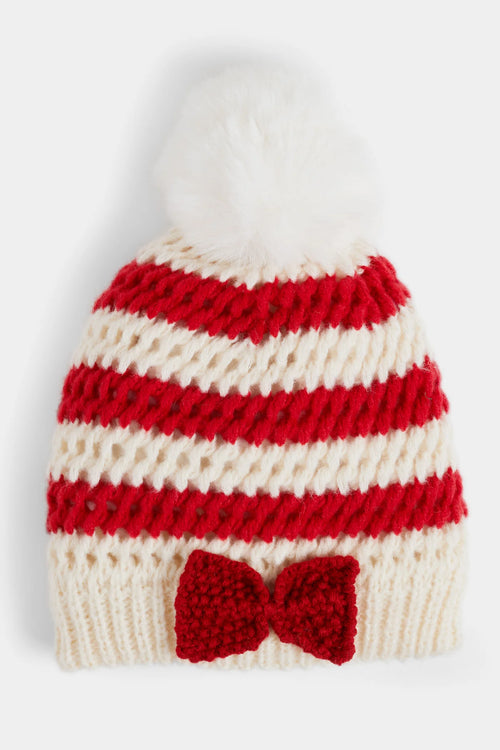 Winter Beanies-Beanies-tgbBRANDS:Coco+Carmen,Whispers-Christmas Bow-taninitrio