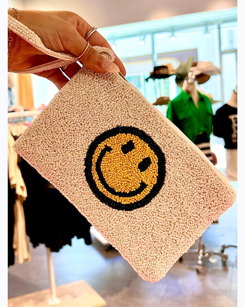 Smiley Clutch-Handbags-Suzie Q USA-taninitrio