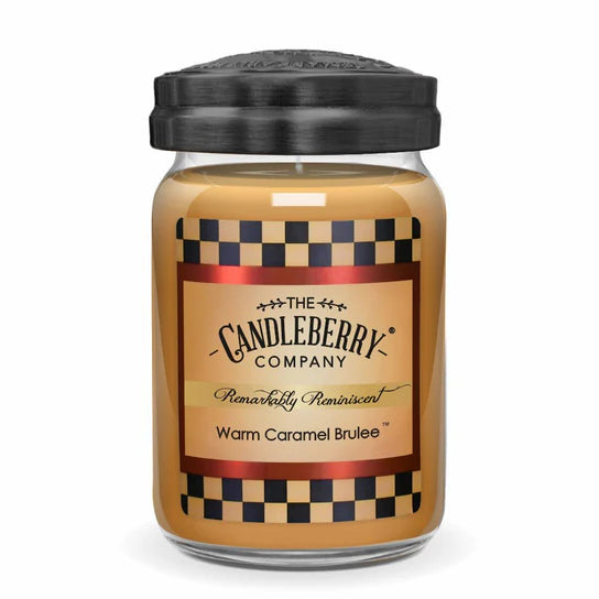 Candleberry Company Large Candles-Candles-CandleBerry Company-Large Jar-Warm Caramel Brulee-taninitrio