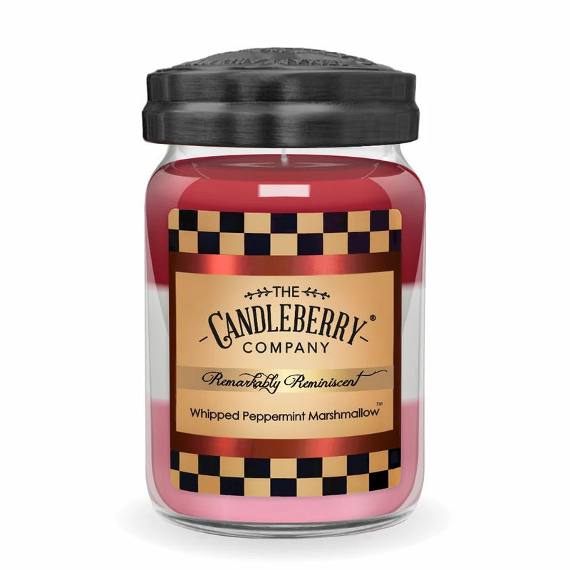 Candleberry Company Large Candles-Candles-CandleBerry Company-Large Jar-Whipped Peppermint Marshmallow-taninitrio